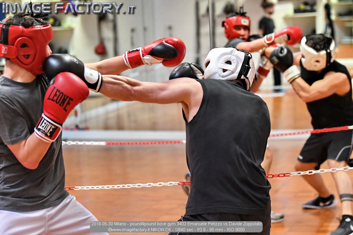 2019-05-30 Milano - pound4pound boxe gym 3402 Emanuele Pelizzo vs Davide Zoppolato